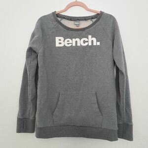 Bench. Gray Sweatshirt with Finger Holes L